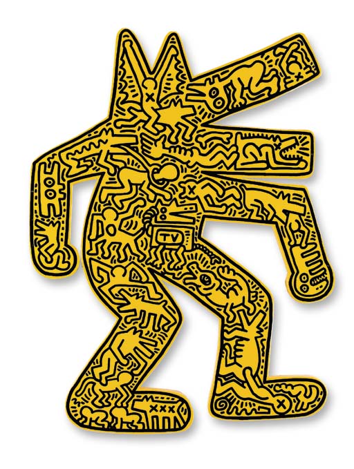 dancing dog keith haring
