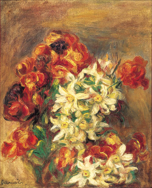 Pierre-Auguste Renoir (1841-1919) , Nature morte aux pêches