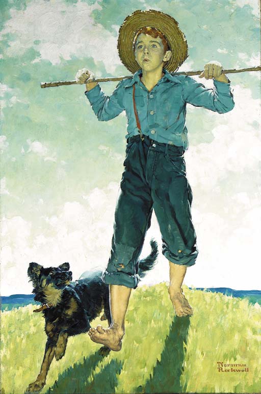 Norman Rockwell (18941978) , Boy and Dog Christie's