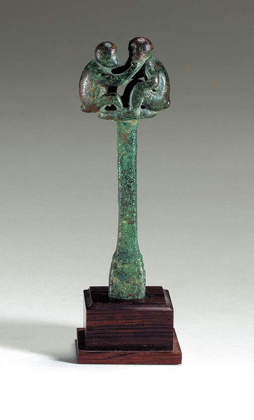 A Rare Bronze Tuning Key, Qin Zhen Yao