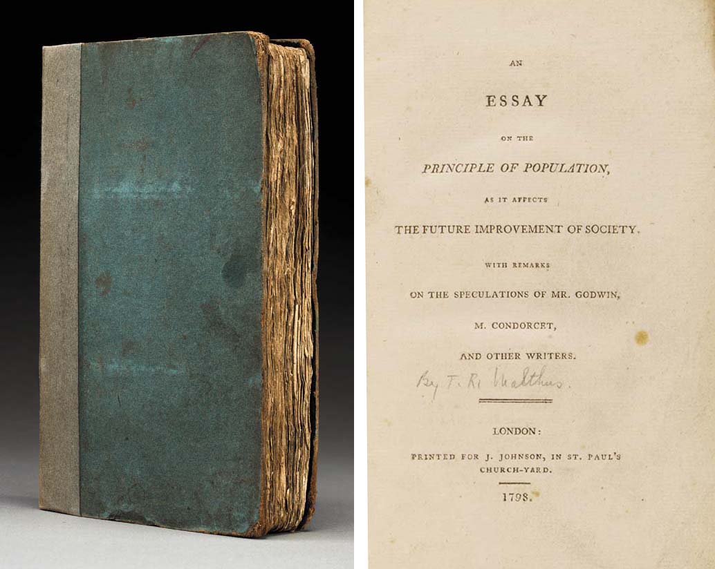Malthus 1798 essay picture