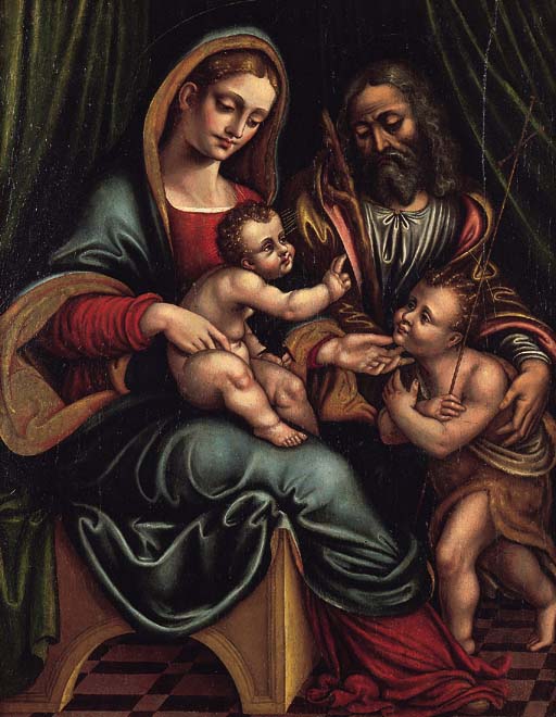 Sacra Famiglia con San Giovannino 
