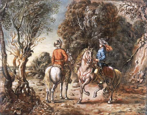 Cavalieri in un paese 
