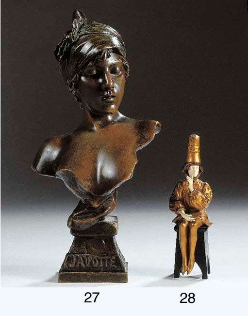 bronze and ivory figures