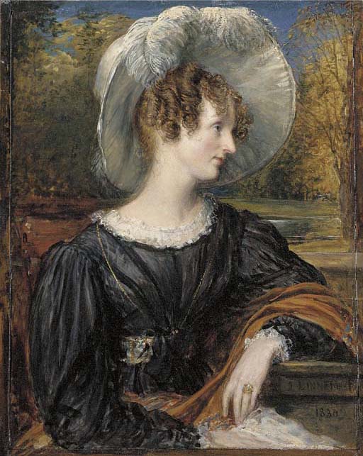 John Linnell (17921882) , Portrait of Mrs Henry Stephen, halflength