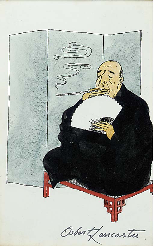 Sir Osbert Lancaster (19081986) , Noel Coward in Japanese Dress