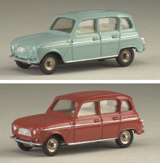 DINKY TOYS FRANCE - 518 - Renault 4L - Version orangée - En boite