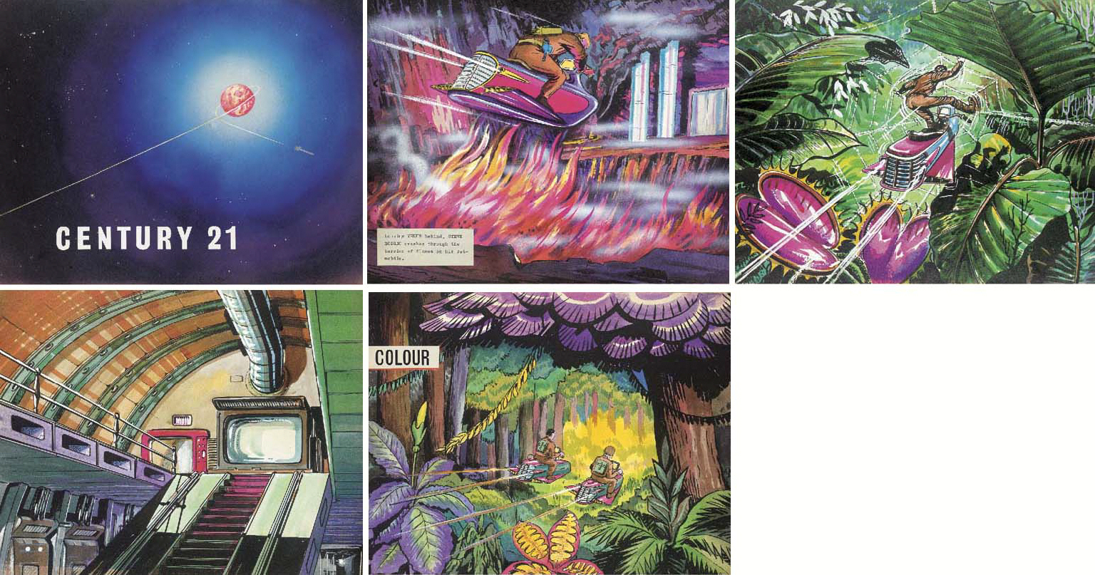 An Important Century 21 Fireball Xl5 Original Artwork Concept Book