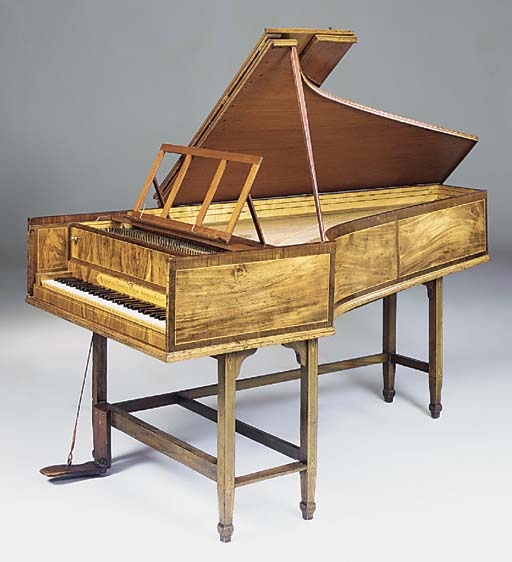 A single-manual English harpsichord by Culliford & Co. , signed on the