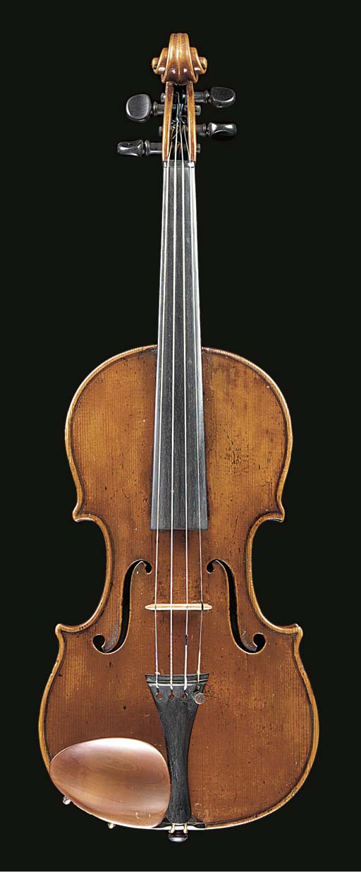 A French violin, workshop of François Breton, labelled F. Breton