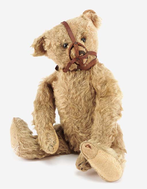 A rare Steiff muzzle teddy bear