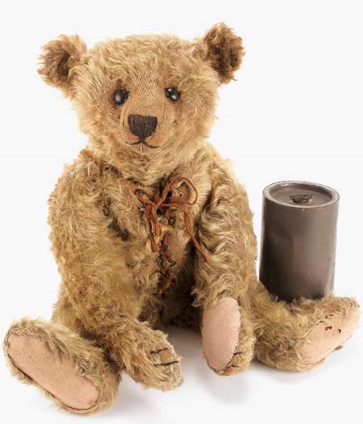 steiff teddy bear with hot water bottle