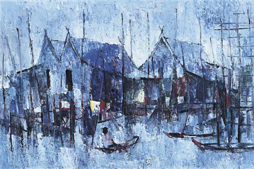 NGUYEN VAN MINH (b. Vietnam 1930) , Three graces in the