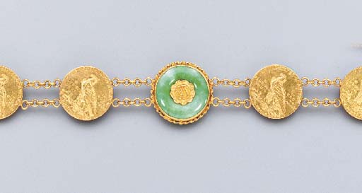 jade coin bracelet