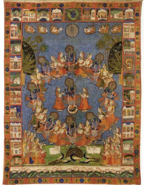 How does radha die picture