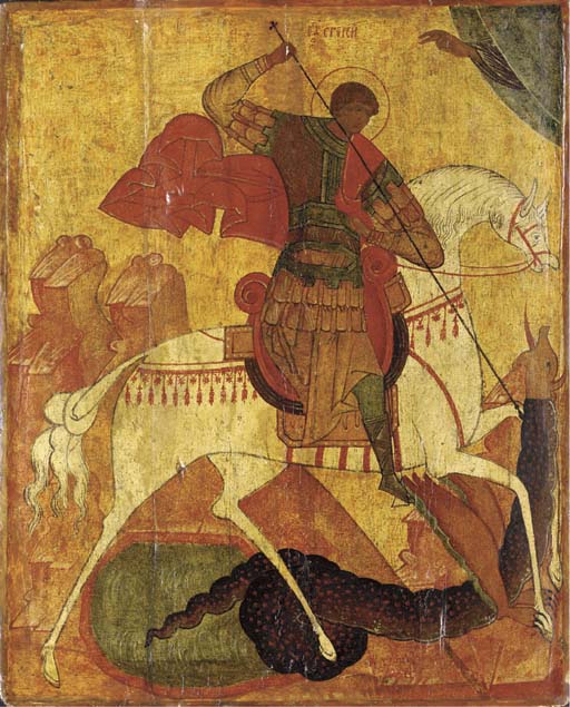Saint George And The Dragon Icon