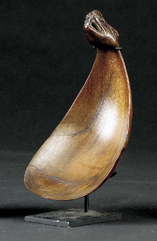 A NORTHWEST COAST MOUNTAIN SHEEP HORN SPOON , TLINGIT OR HAIDA | Christie's