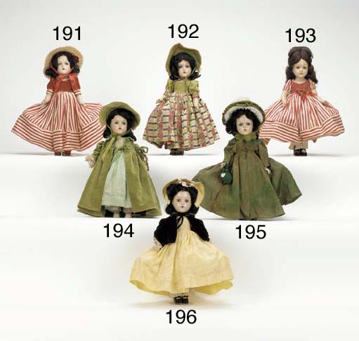 MADAME ALEXANDER ELEVEN INCH SCARLETT DOLL CIRCA 1939 Christie s