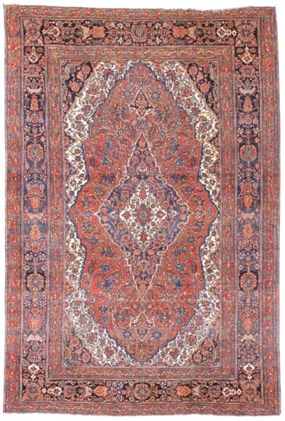 A MOHTASHAM KASHAN CARPET , CENTRAL PERSIA, LATE 19TH CENTURY | Christie's