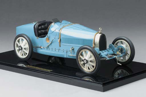 A Bugatti Type 35 Model By Art Auto Collection