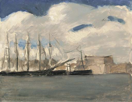 Les nouages blancs, vieux port de Marseille 
