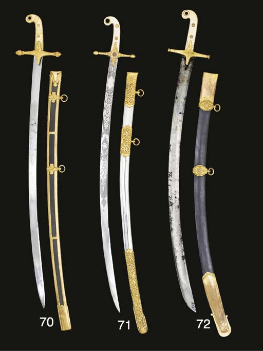 AN OFFICER'S MAMELUKE SWORD , CIRCA 1816-25 | Christie's