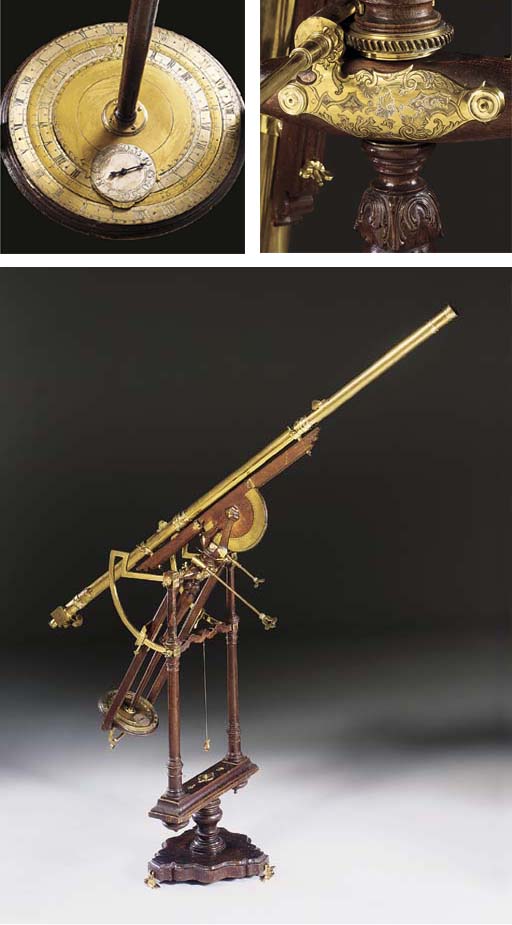 A fine and rare English 11/16inch astronomical telescope , UNSIGNED