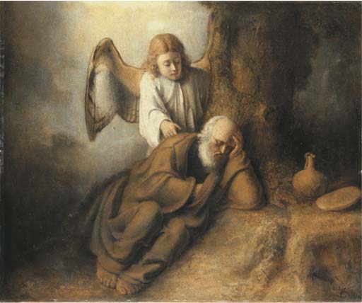 Elijah visited by an Angel 
