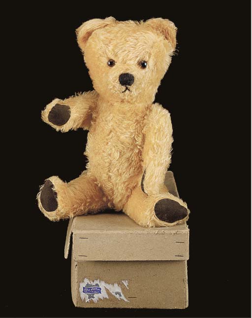 A Be-Be Limited 'Blue Ribbon Plaything' teddy bear