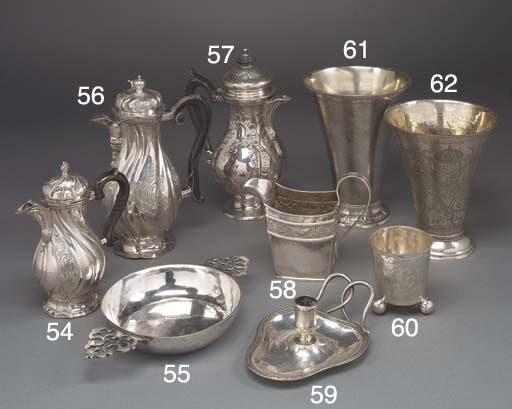 An Austrian Silver Sugar Box , STAMPED 13 OVER IW, MID 19TH