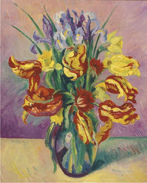 Henri Charles Manguin (1874-1949) , Tulipes Perroquet | Christie's