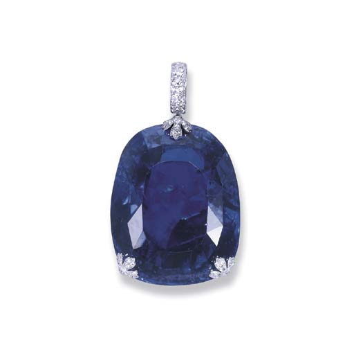 cartier sapphire pendant