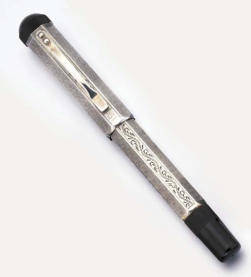 montblanc sterling silver fountain pen