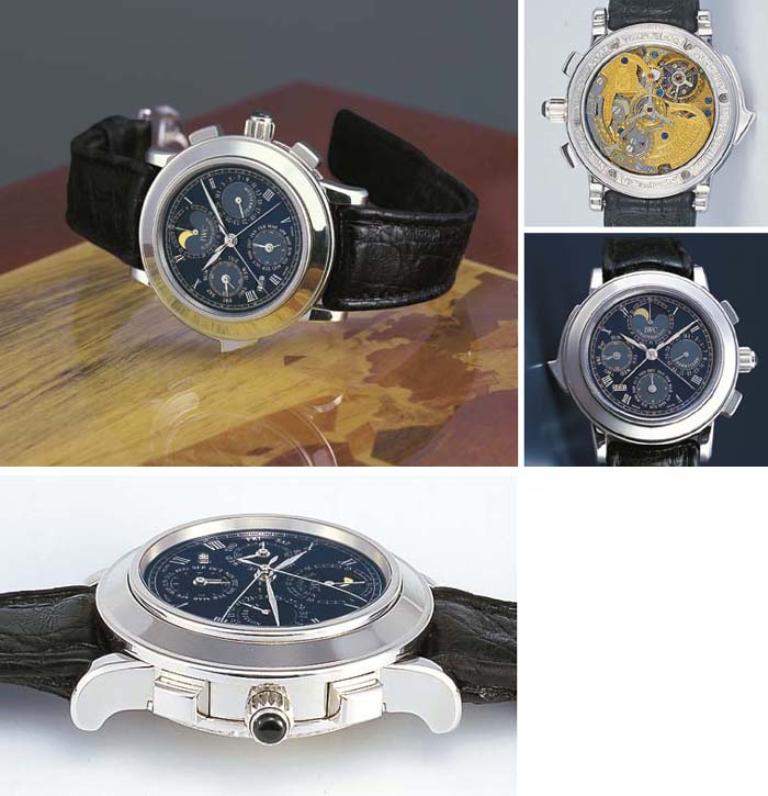 IWC. A UNIQUE AND HIGHLY IMPORTANT LIMITED EDITION PLATINUM MINU