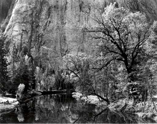 River, Cliffs, Autumn, Yosemite National Park 
