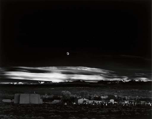 Moonrise, Hernandez, New Mexico 
