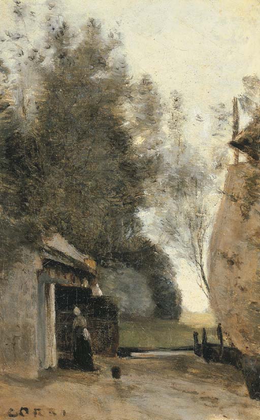 Environs d'Amsterdam, petite ferme des bords de l'Amstel 
