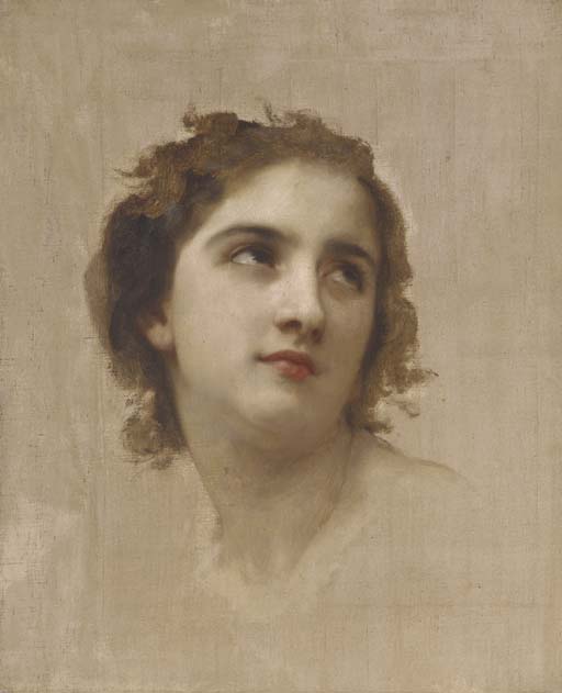 Study of a Young Girl's Head 
