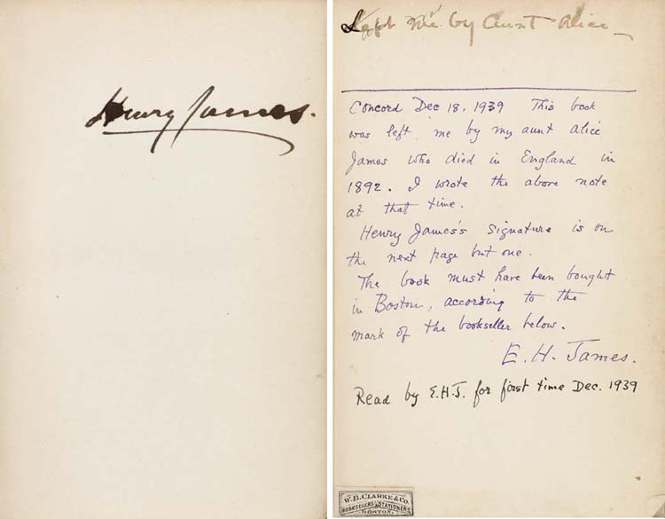 James Henry The Tragic Muse Boston And New York