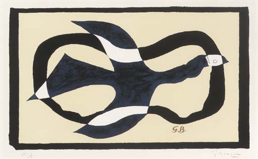 Oiseau traversant un nuage (Oiseau XI) (V. 110) 
