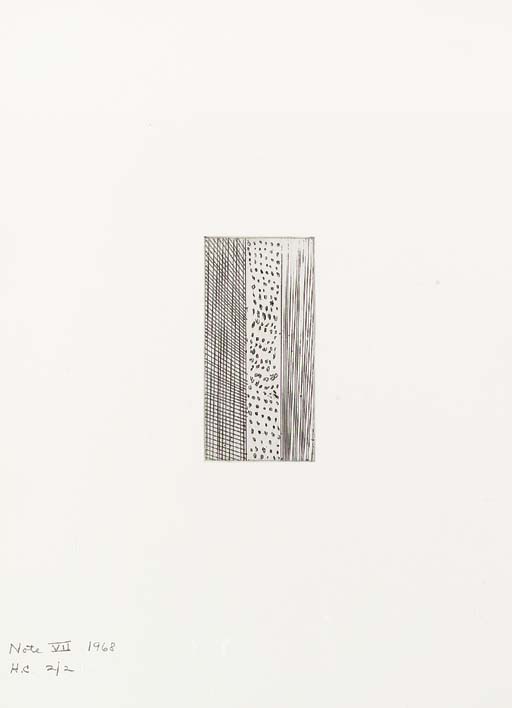 Note VII, from Notes (Universal Limited Art Editions 28) 
