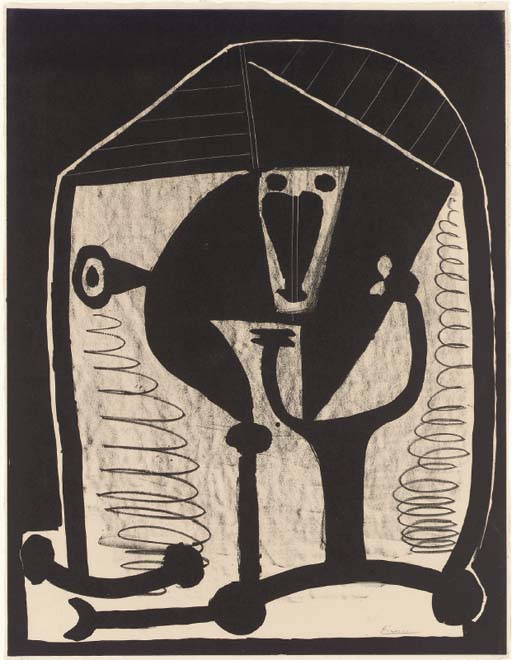 PABLO PICASSO【Faune devoilant une Femme】 Pablo Picasso | Faune dévoilant une femme (Faun Revealing a