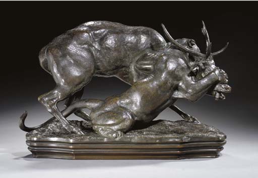 Antoine-Louis Barye - Walking Tiger (Un tigre qui marche) - French