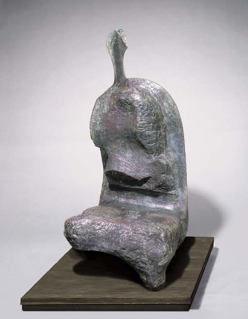 Seated Woman: Thin Neck 
