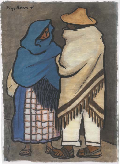 Pareja de indios 
