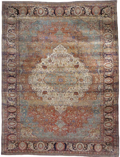 A MOHTASHAM KASHAN CARPET