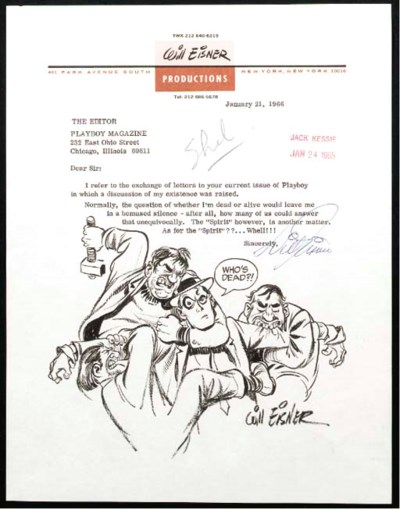 [CARTOONISTS]. EISNER, Will (b