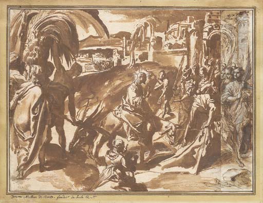 L'entrée du Christ à Jérusalem 
