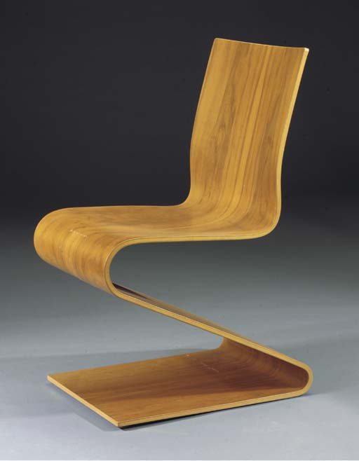 Nr. 275, a wooden S-chair , VERNER PANTON FOR THONET ...
