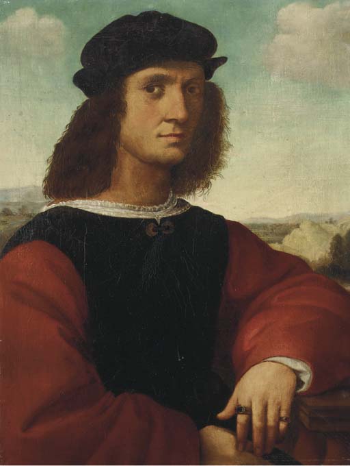 After Raffaello Sanzio, called Raphael , Portrait of Agnolo Doni (b